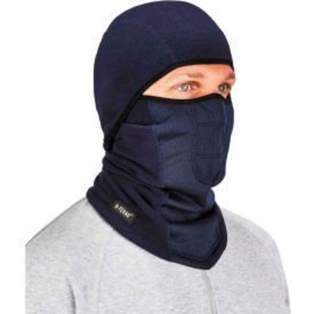 ERGODYNE Ergodyne® N-Ferno® 6823 Balaclava Face Mask, Wind-Proof, Hinged, Navy 16851